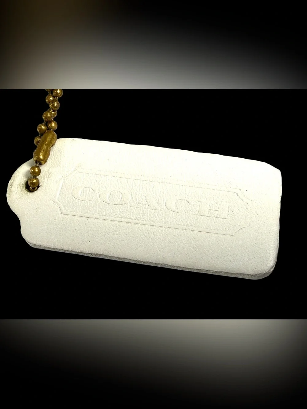 Coach White Leather Crossbody Bag